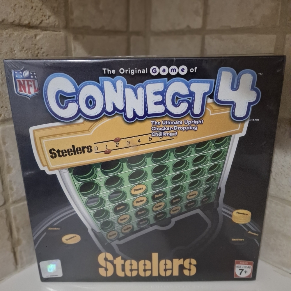 NFL Connect 4 Pittsburgh Steelers Family Game